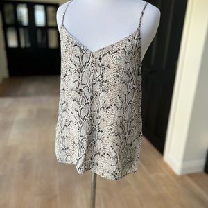 Equipment Snakeskin Silk Cami